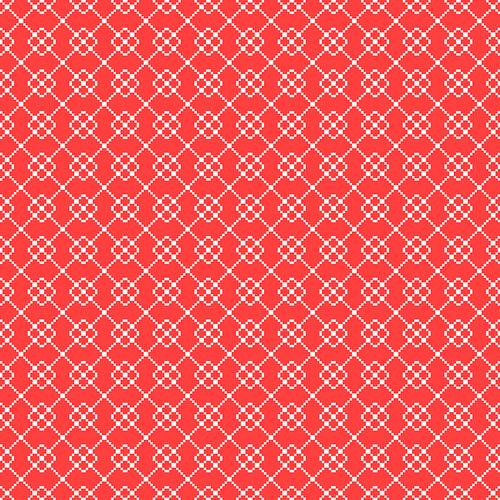 Quilt Fair - Quilty Chain Red by Tasha Noel