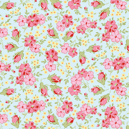 Sugar and Spice - Aqua Floral by Lindsay Wilkes