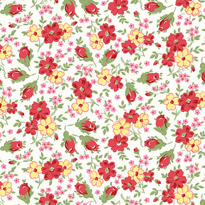 Sugar and Spice - White Floral by Lindsay Wilkes