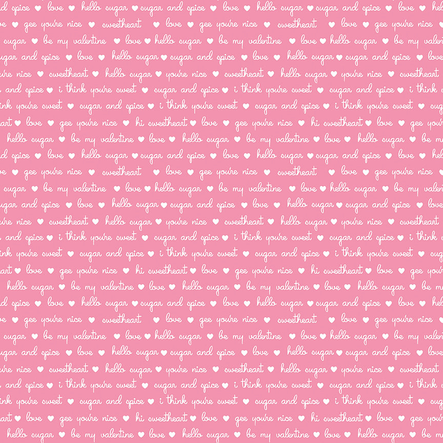 Sugar and Spice - Endearments Pink by Lindsay Wilkes