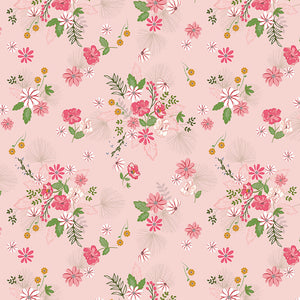 Enchanted Meadow - Main Pink by Beverly McCullough