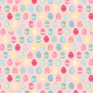 Easter Parade - Eggs Pink by Lindsay Wilkes