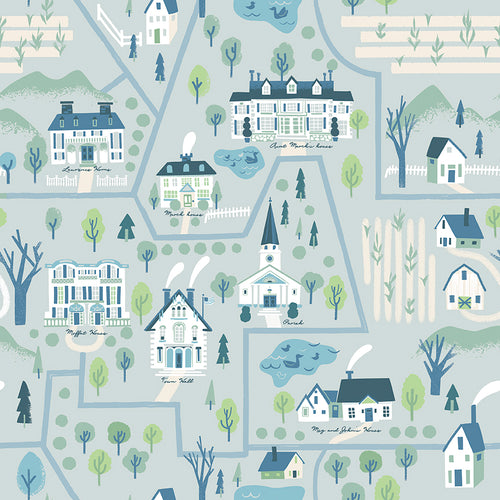 Little Women - Map Dusk by Jill Howarth