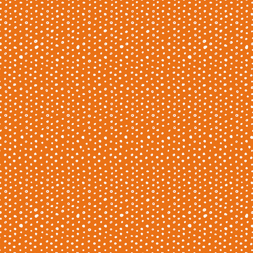 Bad to the Bone - Dots Orange by My Mind's Eye