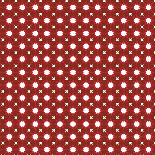 American Dream - Geometric Red by Dani Mogstaad
