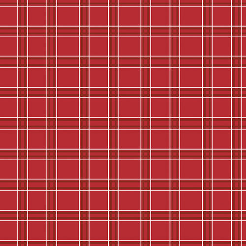 American Dream - Plaid Red by Dani Mogstaad