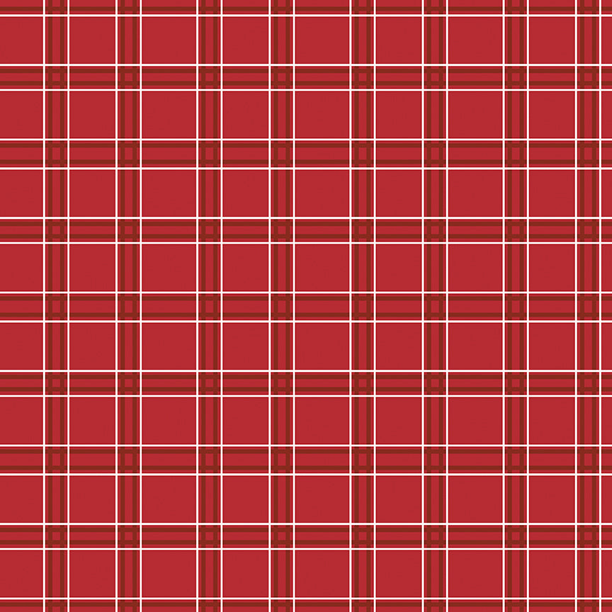 American Dream - Plaid Red by Dani Mogstaad