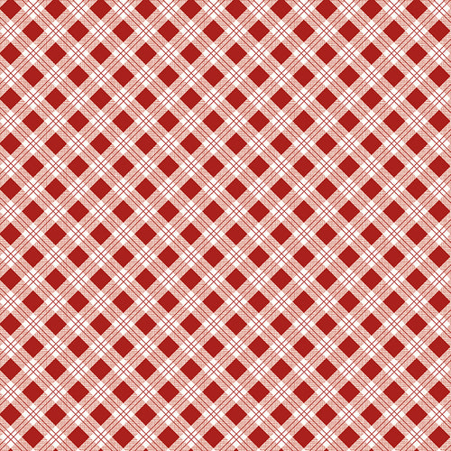 Bee Plaids - Scarecrow Barn Red by Lori Holt