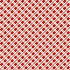 Bee Plaids - Scarecrow Barn Red by Lori Holt