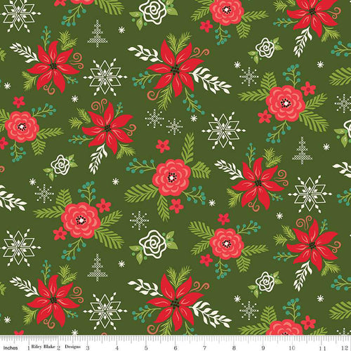 Winter Wonder - Main Dark Green by Heather Peterson