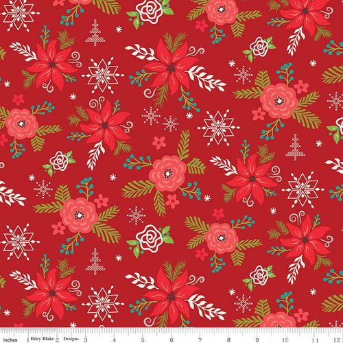 Winter Wonder - Main Dark Red by Heather Peterson