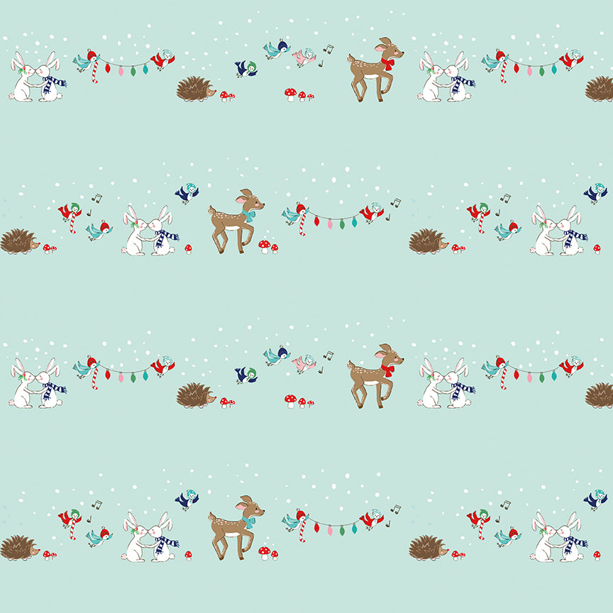 Pixie Noel 2 - Animals Mint by Tasha Noel