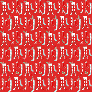 Pixie Noel 2 - Stockings Red by Tasha Noel