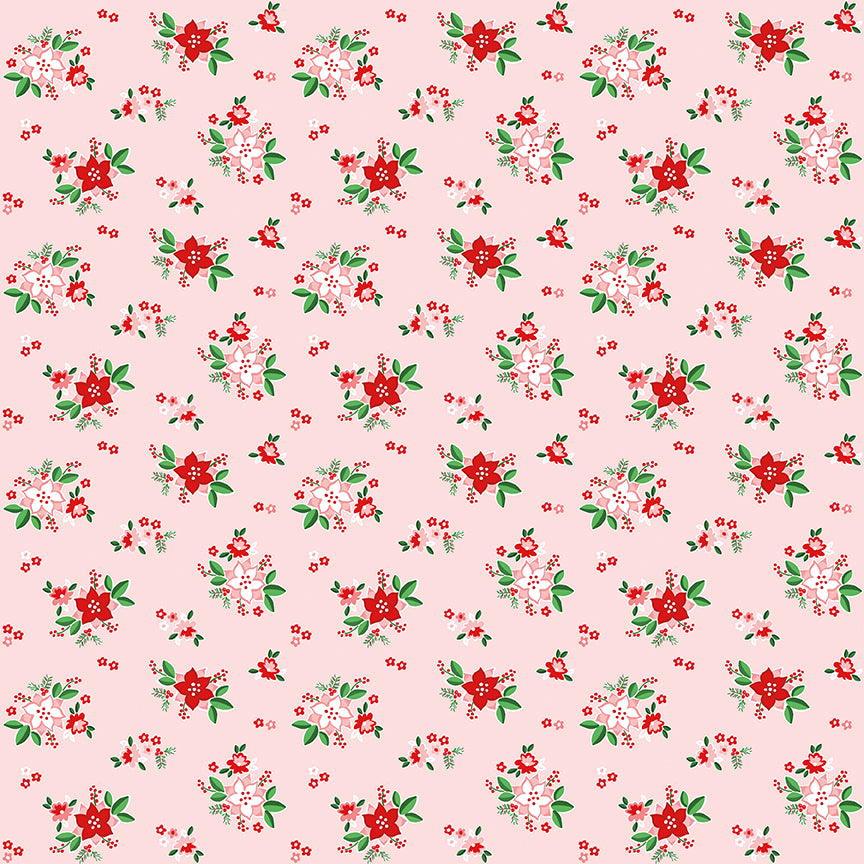 Pixie Noel 2 - Poinsettias Pink by Tasha Noel