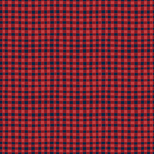 Love You S'more - Gingham Red by Gracey Larson