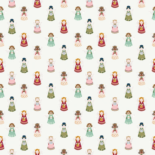 Christmas Village - Angels Off White by Katherine Lenius