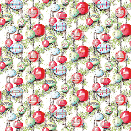 Christmas Joys - Ornaments White by Lindsey Wilkes