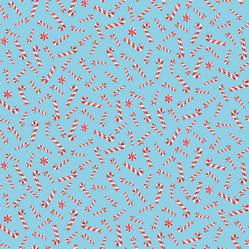 Christmas Joys - Candy Canes Sky by Lindsey Wilkes