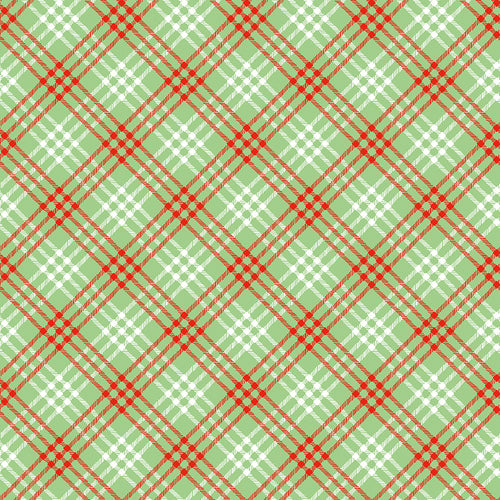 Christmas Joys - Plaid Green by Lindsey Wilkes