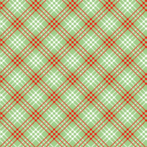 Christmas Joys - Plaid Green by Lindsey Wilkes