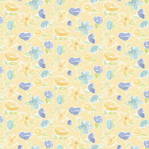 Monthly Placemats - May Flowers Yellow by Tara Reed