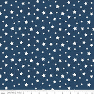 Monthly Placemats - July Stars Navy by Tara Reed