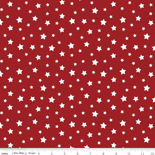 Monthly Placemats - July Stars Red by Tara Reed