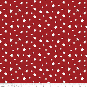 Monthly Placemats - July Stars Red by Tara Reed