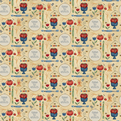 Stitchy Birds - Tools Parchment by Teresa Kogut