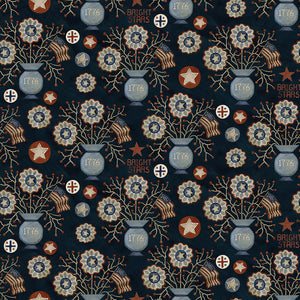 Bright Stars - Vases Navy by Teresa Kogut
