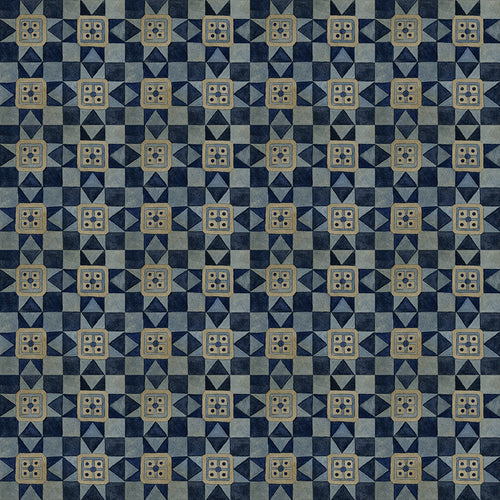Bright Stars - Quilt Blocks Blue by Teresa Kogut