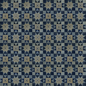 Bright Stars - Quilt Blocks Blue by Teresa Kogut