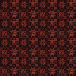 Bright Stars - Quilt Blocks Red by Teresa Kogut