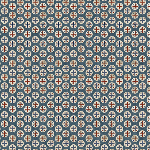 Bright Stars - Dots Blue by Teresa Kogut