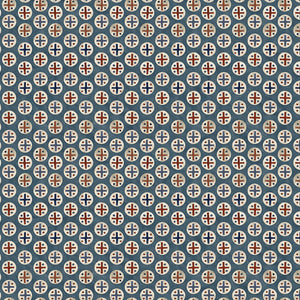 Bright Stars - Dots Blue by Teresa Kogut