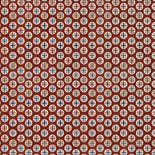 Bright Stars - Dots Red by Teresa Kogut