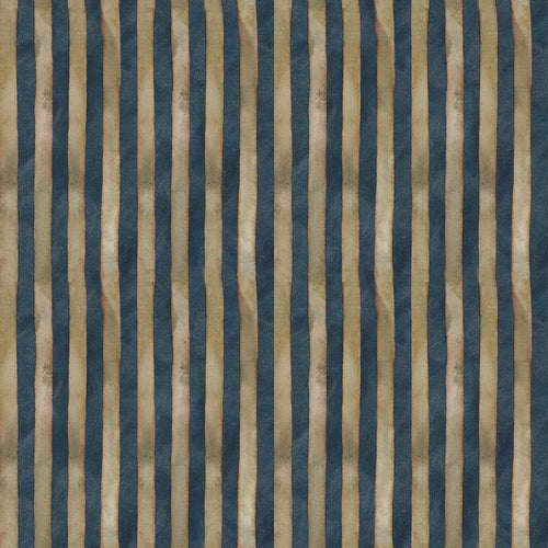 Bright Stars - Stripes Blue by Teresa Kogut