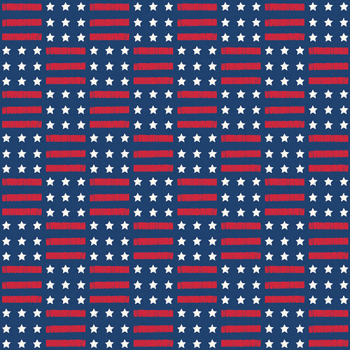 Land of the Brave - Stars and Stripes Navy by My Mind's Eye