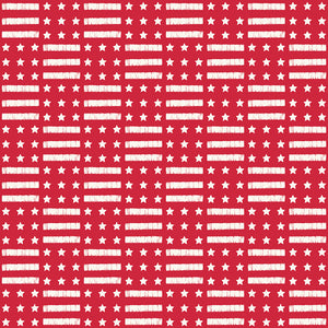 Land of the Brave - Stars and Stripes Red by My Mind's Eye