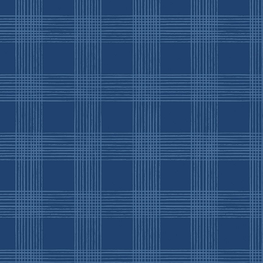 Land of the Brave - Plaid Navy by My Mind's Eye