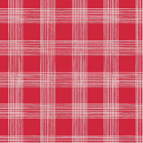 Land of the Brave - Plaid Red by My Mind's Eye
