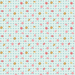 Sweet Acres - Floral Gingham Aruba by Beverly McCullough