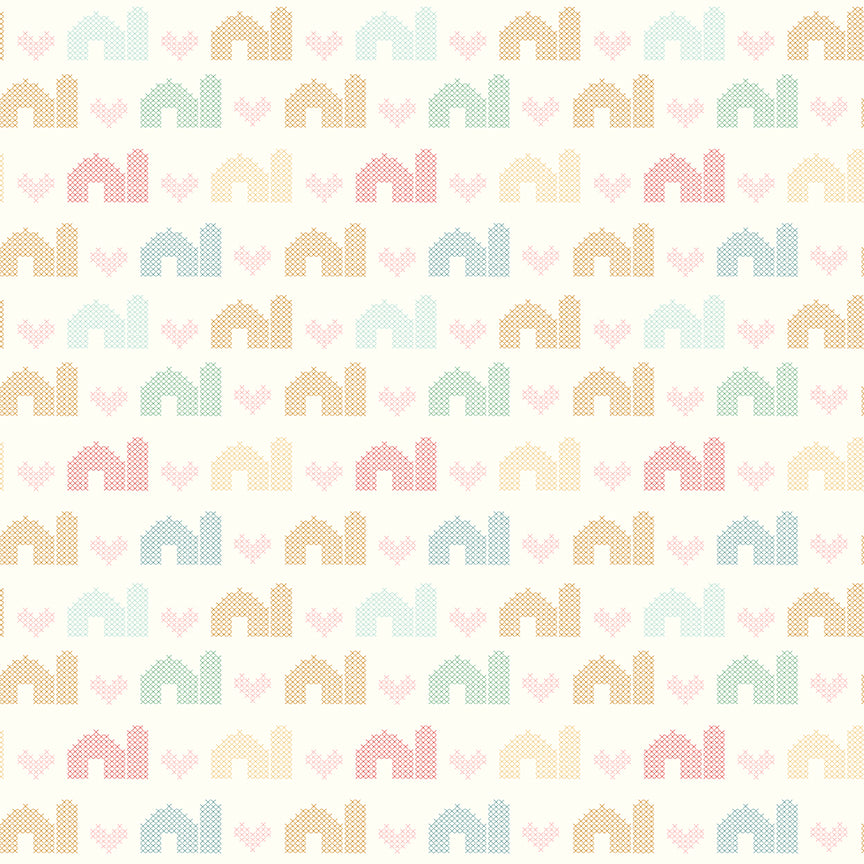 Sweet Acres - Barn Stitch Cloud by Beverly McCullough