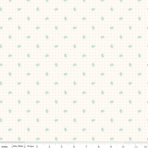Bee Backgrounds -Daisy Teal by Lori Holt