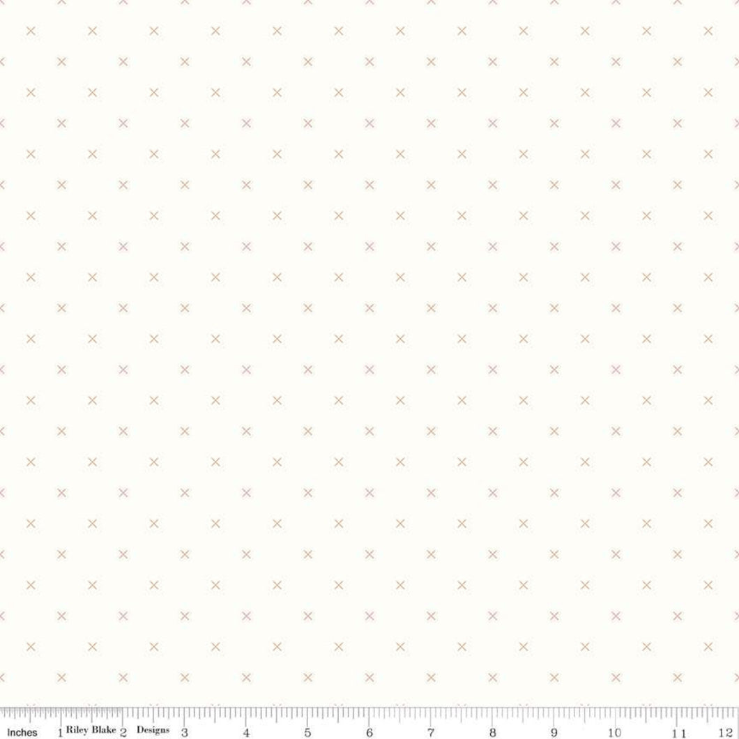 Bee Backgrounds - Cross Stitch Brown by Lori Holt