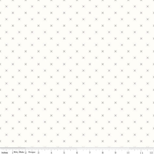 Bee Backgrounds - Cross Stitch Gray by Lori Holt