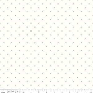 Bee Backgrounds - Cross Stitch Gray by Lori Holt