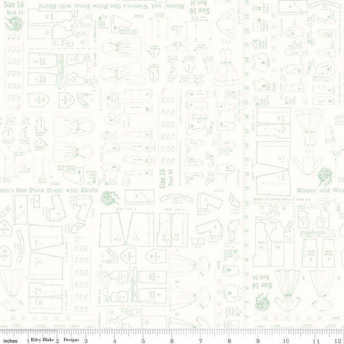 Bee Backgrounds - Pattern Mint by Lori Holt