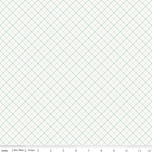 Bee Backgrounds - Grid Teal by Lori Holt