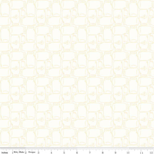 Bee Backgrounds - Canning Jar Yellow by Lori Holt
